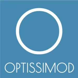 LOGO OPTISSIMOD OPTICIENNE VIROFLAY